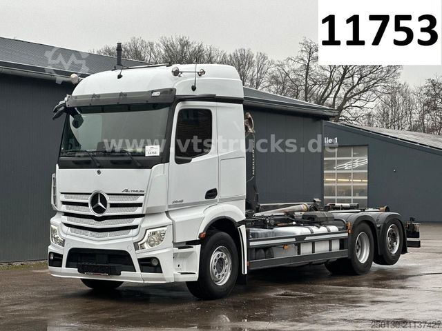Крюковой мусоровоз MERCEDES-BENZ Actros 2548 L Meiller-ARK, Nachlauf-Lift-Lenkach