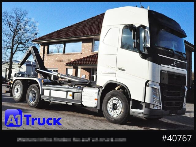 Крюковой мусоровоз VOLVO FH 420 XL, Meiller RK 21.65 Funk