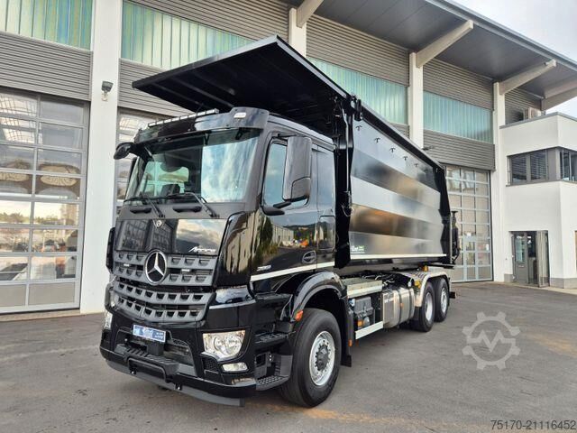 Система крюкообразных рычагов Mercedes-Benz Arocs 2751 6x2 HAD/ Abroller EBERT Forstbox Q150