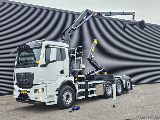 Система крюкообразных рычагов MAN TGS 35.470 8x4 / HMF 2243 Z KRAAN + HAAKARM