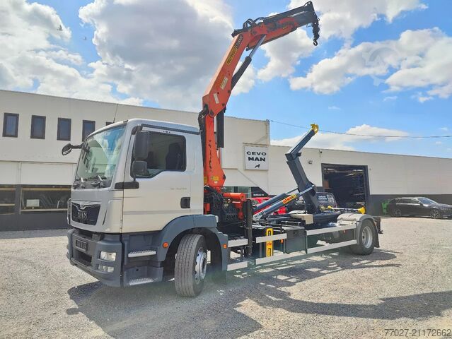 Система крюкообразных рычагов MAN TGM 18.290 4x2 Euro 6 + Crane Palfinger PK15500