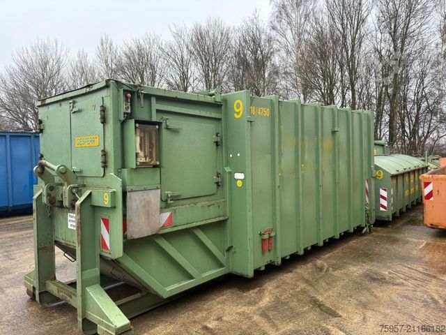 Крюковой мусоровоз  Container Presscontainer für Papier