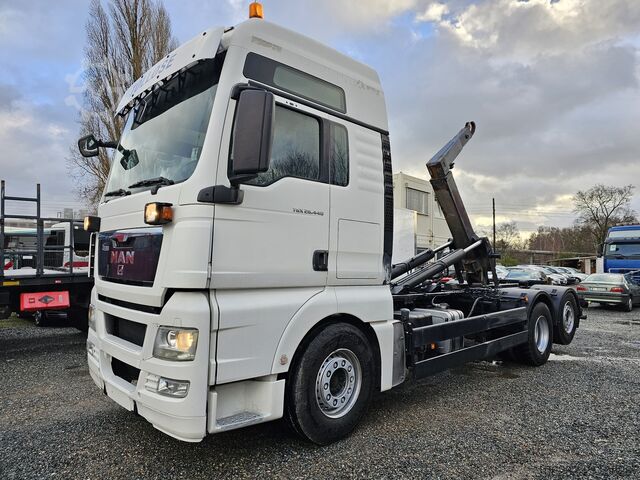 крюковой мусоровоз MAN TGX 26.440 Euro5, Defekt, Motor startet
