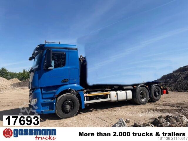 Крюковой мусоровоз Mercedes-Benz Antos 2545 L 6x2/4, Lenk-Lift, AT-Motor, Meiller