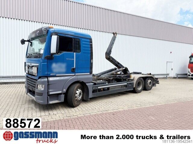 Крюковой мусоровоз MAN TGX 26.580 6x2-4 BL, Intarder, Lenk-/Liftachse,