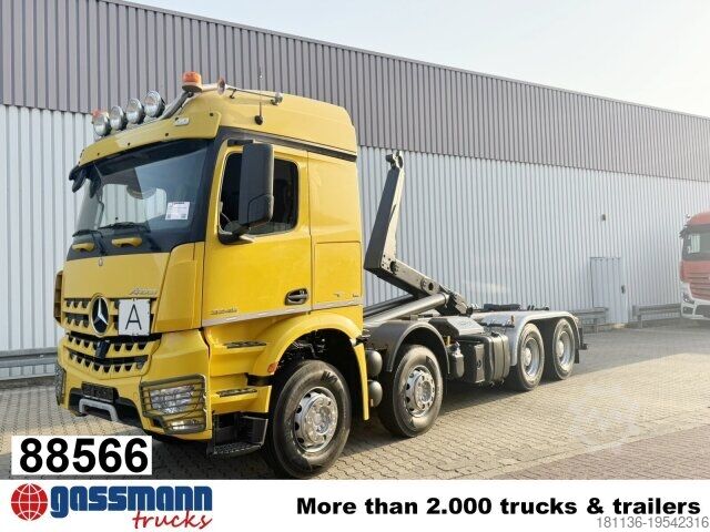 Крюковой мусоровоз Mercedes-Benz Arocs 3245 LK 8x4/4, Navi, Motorabtrieb, Meiller