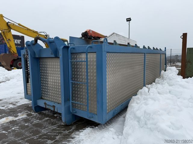 Крюковой мусоровоз SCANIA Graber ISOGRA Asphalt Thermo Silo Mulde 15 cbm