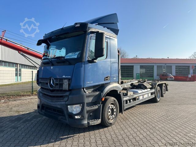 Крюковой мусоровоз MERCEDES-BENZ Antos 2545 / 6x2-4 / Meiller RK 20.70 / Retarder