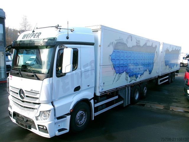 Грузовик для перевозки напитков MERCEDES-BENZ 2546 Actros*kpl Zug*2x 7,7 m*2xLBW*Lift/Lenk*Ret