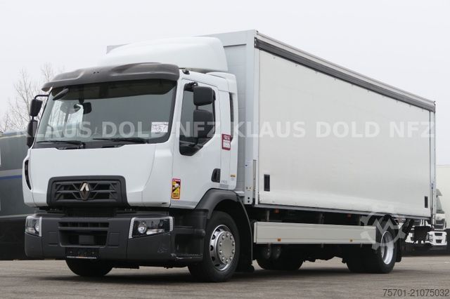 Грузовик для перевозки напитков RENAULT D 18.320 Getränkewagen Vollluft LBW Kamera Euro6