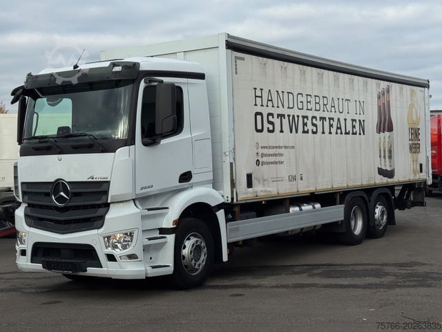 Грузовик для перевозки напитков MERCEDES-BENZ ANTOS 2533 L / LBW / LENKACHSE / 22 PAL