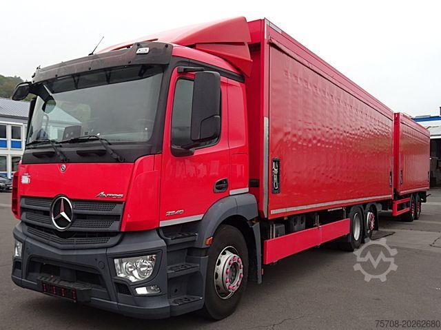 Грузовик для перевозки напитков MERCEDES-BENZ 2540 Antos*kpl. Zug*NLA*2x LBW*38 Pal*Kamera*TOP
