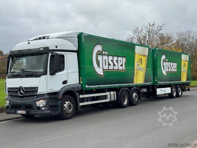 Грузовик для перевозки напитков MERCEDES-BENZ ACTROS 2540 L/ 2 x LBW / LENKACHSE / KOMPLETTZUG