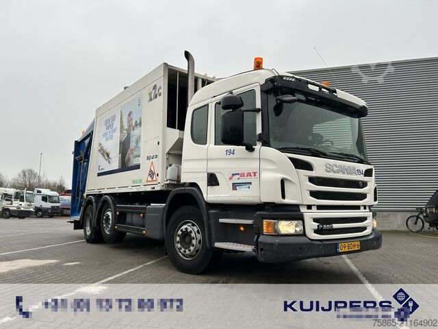 Автомобиль для сбора мусора Scania P 280 / Haller X2C MEKAV 20 m3 / Garbage Truck ...