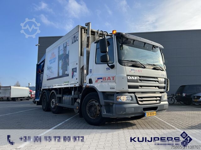 Автомобиль для сбора мусора DAF CF 75 250 EEV / Haller X2C MEKAV 20 m3 / Garbag...
