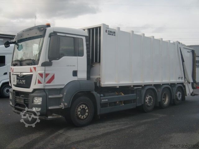 Грузовик для перевозки мусора MAN TGS 31.360 8x2-6 Zoeller Moba Hecklader