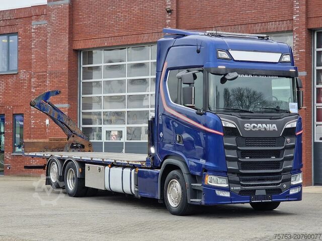 Система боковой загрузки Scania S580 V8 NGS Highline 6x2*4 - Side loader Contai...