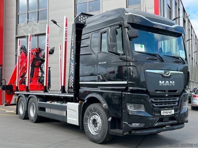 Лесовоз MAN TGX 33 520 6x4 BL PLATTFORM Epsilon Q150Z96