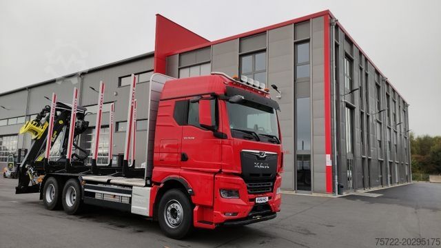 Лесовоз MAN TGX 33.520 6x4 BL/KRAN TAJFUN LIV ODER EPSILON