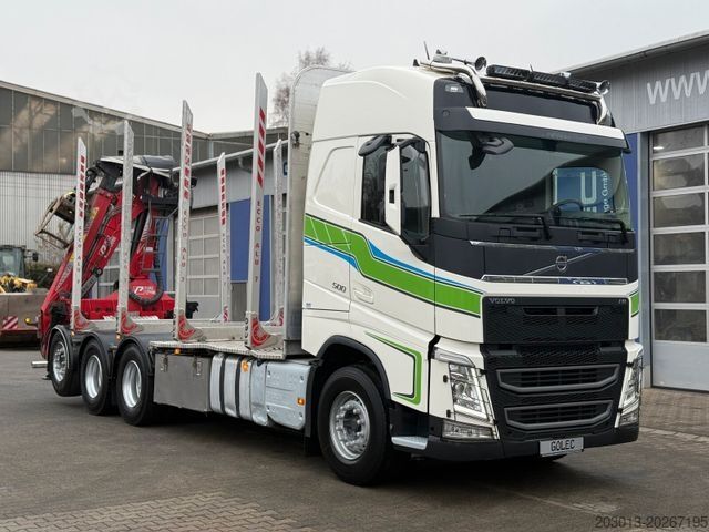 Лесовоз VOLVO FH 510 8x4 Holztransporter Kran PENZ *Anhänger