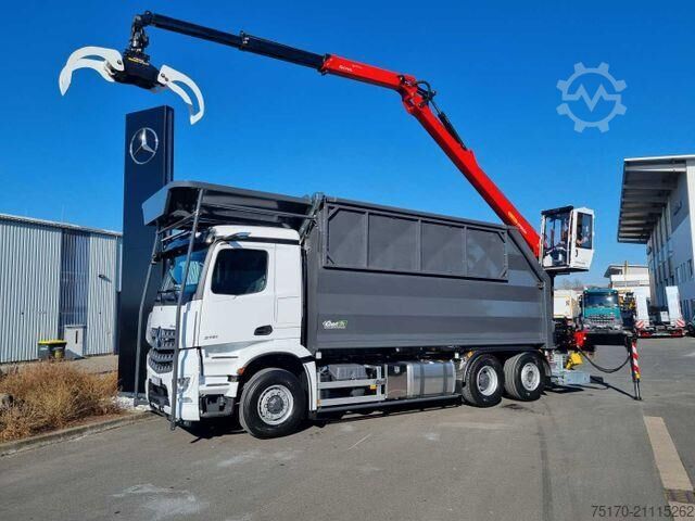 Транспортировщик древесины Mercedes-Benz Arocs 2751L HAD + Q170L (11,5m) -EBERT-Forst-LKW