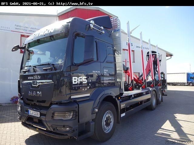Лесовоз MAN TGS (TG3) 26.510 6x4H-4 BL CH Kurzholz Bio Öl,