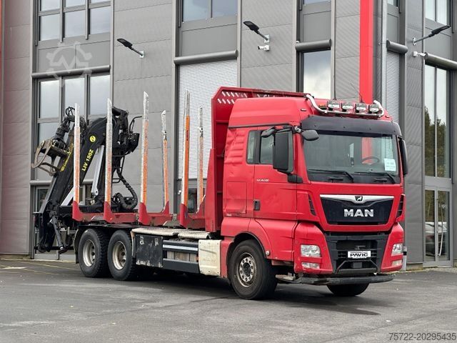 Лесовоз MAN TGX 26.500 6x4 BL Kurzholz TajfunLIV 150Z 9,6