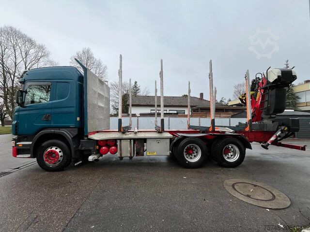 Транспортировщик древесины Scania G480 *6x4*Blatt *Holz*Manual*Palfinger M12Z91*