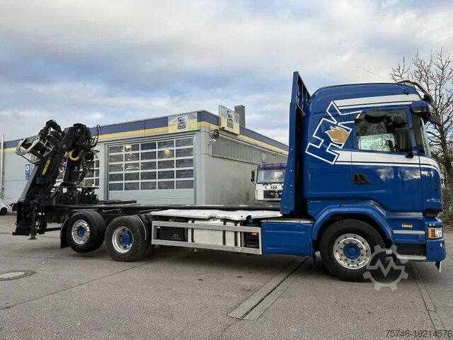 Транспортировщик древесины Scania R580 V8 6x2 Kurzholz LOGLIFT 125 ZT 93