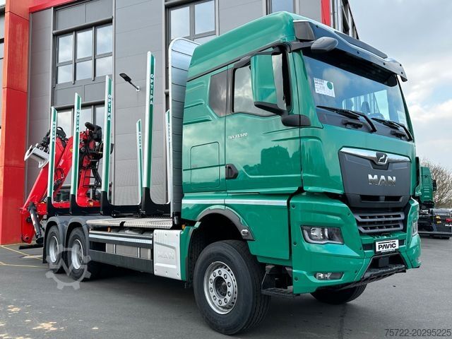 Лесовоз MAN TGX 33 520 6x4BB Epsilon Q150Z SOFORT VERFÜGBAR!