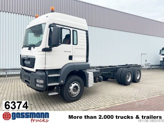 Лесовоз MAN TGS 33.360/440 6x4 BB, Häckslerkabine, NMV