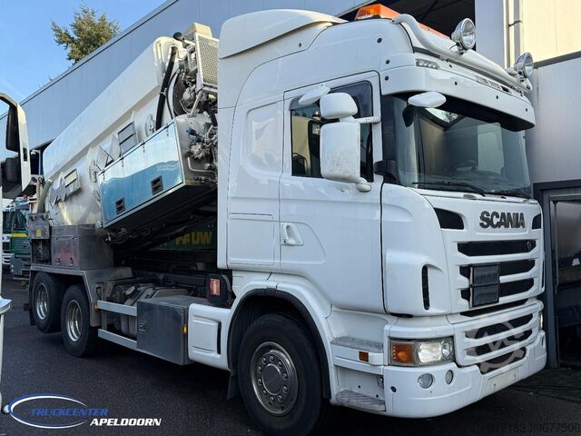 Ассенизаторская машина Scania G480 ADR, Roestvrijstaal, 3 Compartimenten, Int...