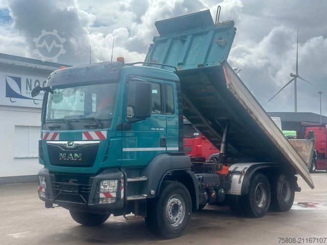 Трехсторонний самосвал MAN TGS 26.460 6x4BB Meiller Bordmatik AHK