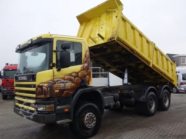 Трехсторонний опрокидыватель Scania P124-360 124-360  6x6 manual fuelpump