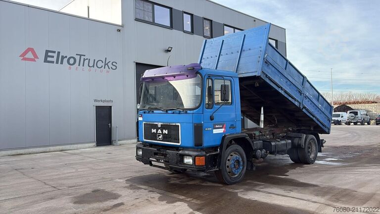 Трехсторонний опрокидыватель MAN 17.232 (6 CYLINDER / MANUAL PUMP / PÖMPE MANUELLE)