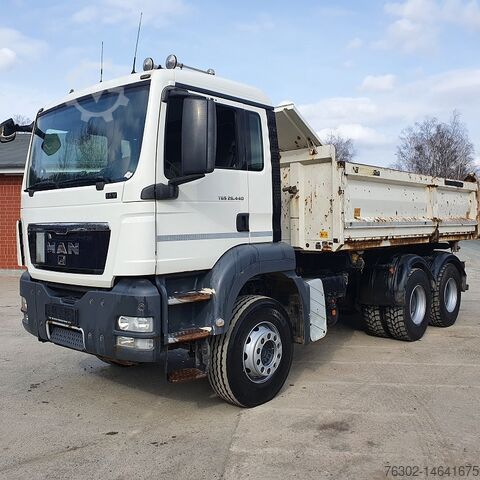 3-сторонний самосвал MAN 26.440 BB Retarder Meiller Bordmatic EEV 6x4 Schaltgetriebe
