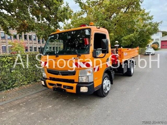 Трехсторонний опрокидыватель Mitsubishi Fuso 7C18 / Kipper Mit Kran Fassi F50A/Eu6d