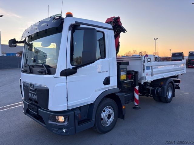 Трехсторонний самосвал MAN TGM 12.250 4X2 BL Krankipper Palfinger PK 9.501