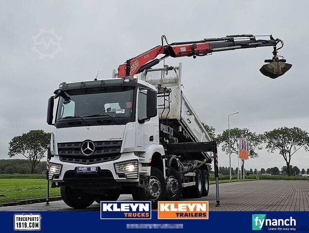 Трехсторонний опрокидыватель MERCEDES-BENZ AROCS 3243 FASSI F175A023