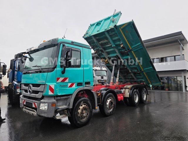 Трехсторонний самосвал MERCEDES-BENZ Actros 3544 4144 / EPS / 8X4 / Meiller BORDMATIK
