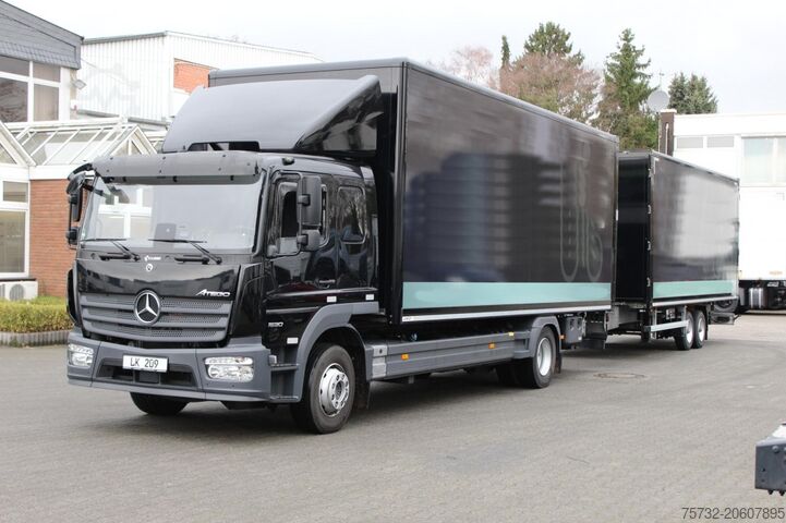 Фургон (грузовой автомобиль) Mercedes-Benz Atego  1530 Koffer DS Schlafkab Durchladen 99Tkm!
