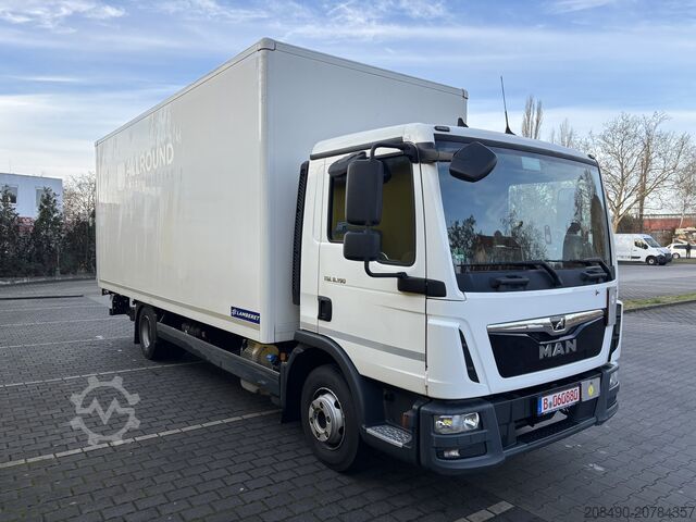 Грузовик с коробчатым кузовом и гидробортом MAN TGL 8.190 BL, 2xAHK, KLIMA, Diff.sp.