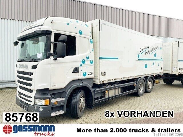 Фургон (грузовой автомобиль) Scania R450 LB 6x2-4 Getränkekoffer, Retarder,