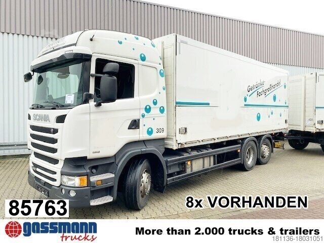 Фургон (грузовой автомобиль) Scania R450 LB 6x2-4 Getränkekoffer, Retarder,