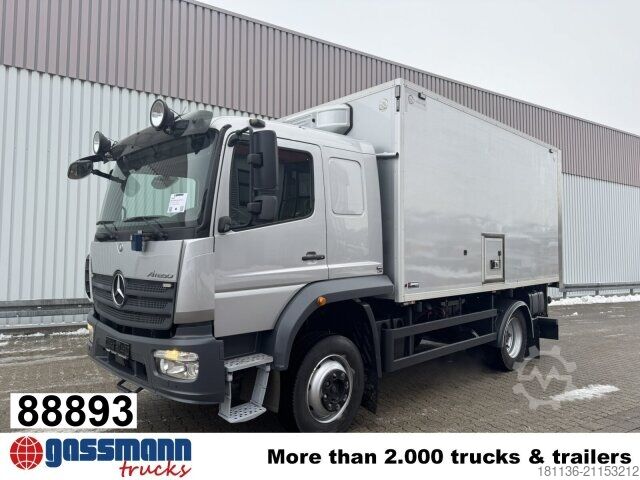 Фургон (грузовой автомобиль) Mercedes-Benz Atego 1330 4x4, Iso-Koffer mit Heizung, LBW