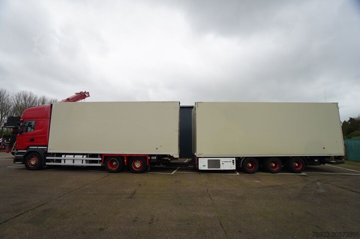 Рефрижераторная/морозильная транспортировка Scania SCANIA R 580 – 6x2 refrigerated truck combinati...