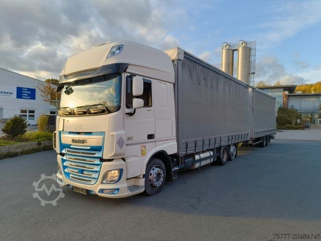 Грузовик джамбо DAF XF106-440 SSC Jumbozug-Durchlade-Intarder-Standk
