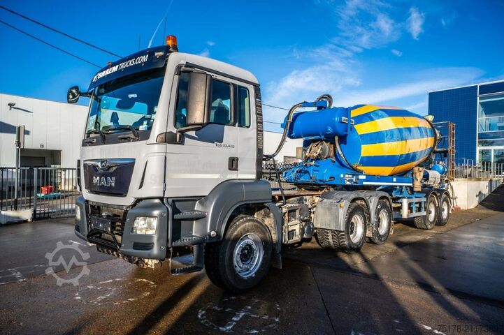 Блендер MAN TGS 33.420 BBS + SEMI LIEBHERR 12M3