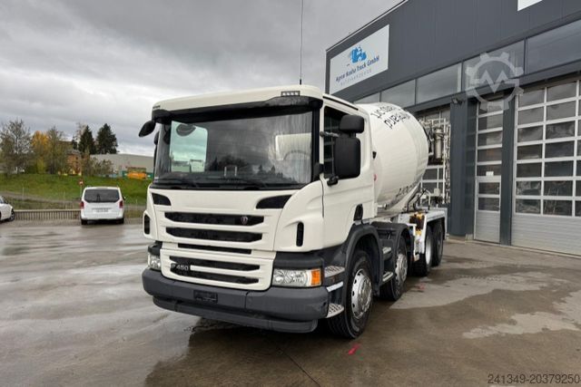 Автобетоносмеситель SCANIA P450 8x4 Stetter 9m3