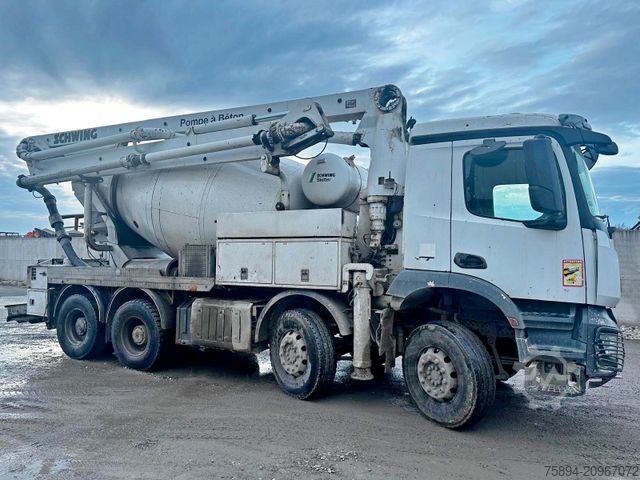 Автобетононасос MERCEDES-BENZ AROCS 13.240 * Betonpumpe + FUNK * 8x4 * TOP